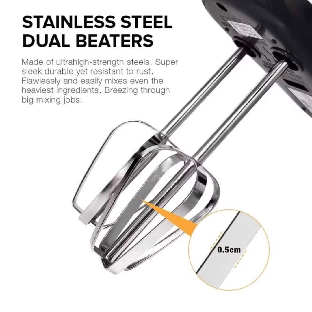 7 Speed Electric Hand Mixer Handheld Egg Beater Cream Whipper Cake Whisk Food Blender Handheld Mixer Handheld Whisk Kitchen Mixer Electric Mixer Kitchen Appliance (Category: Hand & Stand Mixers) located in Singapore. Submitted by cozyluxeco (Listing ID 1325663121, Image 3). Description: 🚚 FREE DOORSTEP DELIVERY 🚚 *DM if interested* Delivery takes 4-5 working days. Voltage: 220V Power: 180W.