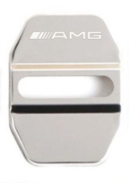 Mercedes Benz AMG Door Lock Cover (Category: Bodykits & Styling) located in Singapore. Submitted by Singaporesuperman (Listing ID 1325861909, Image 1). Description: Mercedes Benz AMG Door Lock Cover - Brand New 4 pcs Chrome Silver color .