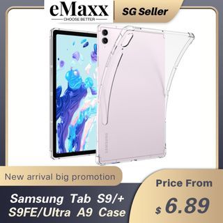 Soft Transperent Case for Samsung Galaxy Tab S9Ultra/S9+/S9FE10.9 inch S9FE+ 12.4inch SM-X510 SM-X516 Shockproof Cover For S8Ultra A9 8.7inch A9+ 11''