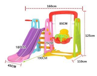 Slide swing playground for kids