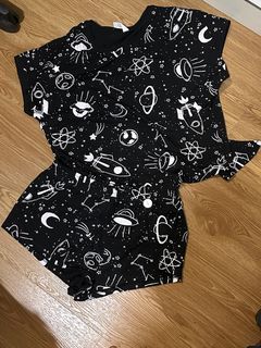cotton on space themed pajama set