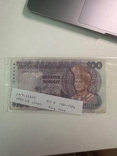 Malaysia old notes 100 ringgit ZA9135425