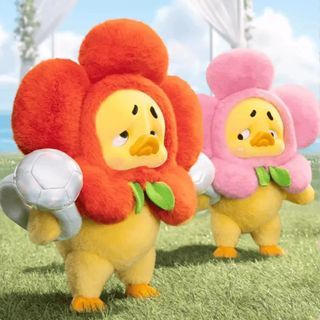 [BRAND NEW! 19八3 1983] MAX UPSET DUCK BLOOMING FOR YOU MEGA PLUSHIE STUFFED TOY SOFT TOY PLUSH TOY SERIES 33CM INDIVIDUAL CHARACTERS AND BLIND BOXES AVAILABLE