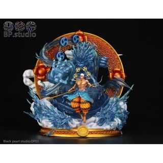 One Piece Black Pearl BP Studio Enel Statue Toys