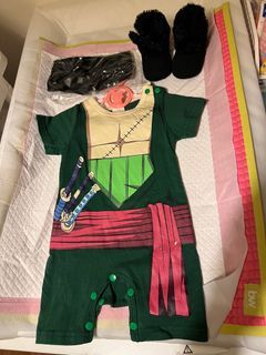 One Piece Zoro Baby Costume Set
