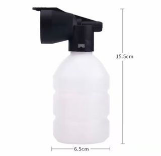 Foam spray attachment for carpark wash