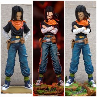 [Last/Recast] Android 17 Resin GK Statue by BP Studio [Black Pearl / DBZ DB DBS / Dragonball Dragon Ball Z S Super Daima 16 18 Goku Vegeta Gohan Cell Saga / Not Bandai Banpresto SHF Figuart GSC]