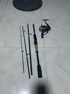 Fishing rod and reel set
