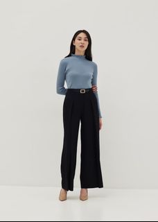 Love Bonito Ruffle Ribbed Knit Top