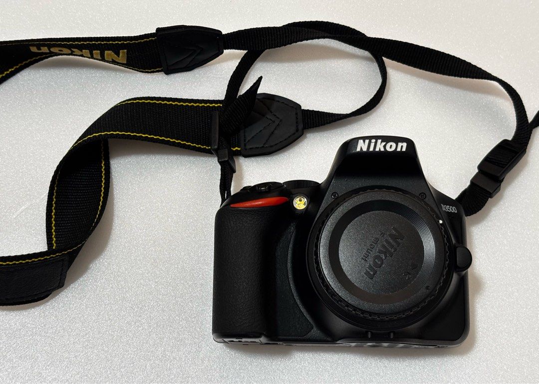 Nikon D3500 DSLR Camera Bundle with Three Lenses, Bags, Dry Box & Accessories (Category: Cameras) located in Singapore. Submitted by mariekondont (Listing ID 1395758796, Image 1). Description: Selling a Nikon D3500 DSLR camera bundle. Ideal for beginners - includes everything you need and more. Includes the Nikon camera (including original box), three Nikon lenses (18-55mm (AF DX VR), 55-200mm (AF DX VR), and 70-210mm (AF)) a battery charger, two