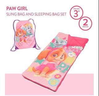 Paw Patrol Skye Sleeping Bag and Sling Bag Set