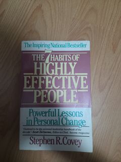 The 7 Habits of Highly Effective People by Stephen Covey