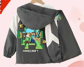 Minecraft Windbreaker for Big Kids!