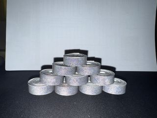 Reflective Tape Rolls - Silver/Black
