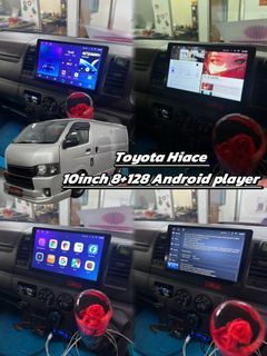 Android player for lorry and all car model /hiace/combi/hiace commuter GL/fuso/dyna/cabstar/canter/isuzu/van/hino/nv200/nv350/360 camera/reverse camera/2k screen/highend model/jbl/infinity/by harman/car speaker/android player latest 14/harman kardon