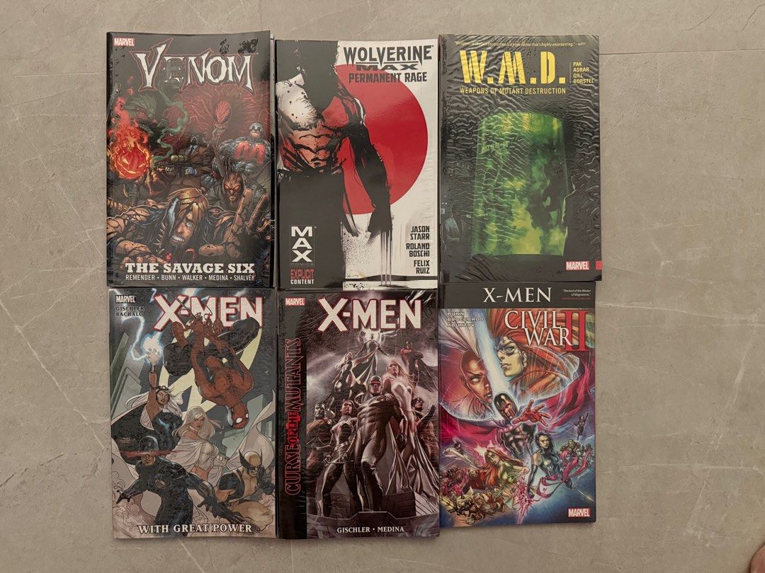Marvel & DC Comics Graphic Novels - Various Titles (Category: Comics & Manga) located in Singapore. Submitted by cycado (Listing ID 1396047461, Image 3). Description: Soft copy: $5 DC: Camelot 3000 (hardcover), Deluxe Edition by Mike Barr: $20 Nova Volume 1: Annihilation - Conquest Nova Volume 2: Rookie Season Nova Volume 3: Nova Corpse Nova Volume 4: Original Sin Spider-Man Summer Special - signed Space: Punisher One Month to Live Super-villain 