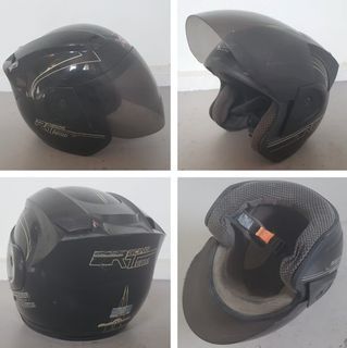 Original X-Dot Helmet, Cool Black X Dot Protective Gear, Swirl Racing Team Model, X-DOT Designer Helmet, Motorcyclist Safety Helmet, Motorcycle, Motorbike, Scooter, Bikers, Riders, Sleek Design, Urban Style, Sophistication, Ride in Style, Safety Passion