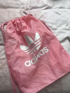 Adidas Pink Drawstring Bag