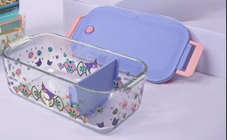 7-11 Kuromi Glass Lunch Box with Dividers