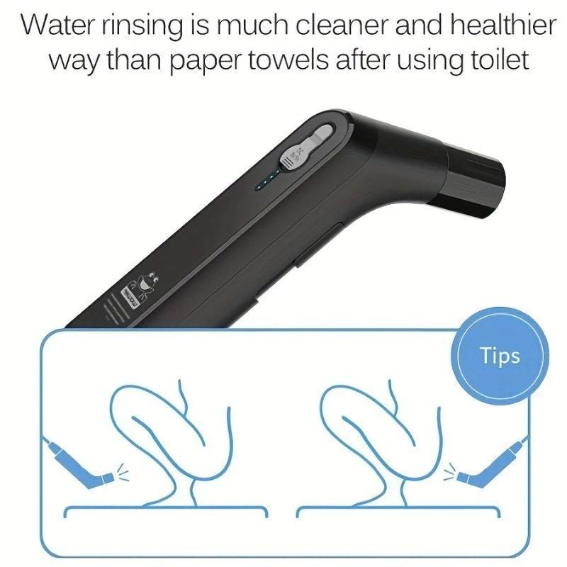 [Same Day Delivery] 2.3L Portable Electric Bidet | Rechargeable Travel Compact Design | Personal Hygiene Cleaning Device for Men & Women | TechHorizon (Category: Cleaning Tools & Supplies) located in Singapore. Submitted by techhorizon (Listing ID 1401065748, Image 5). Description: ⚙️ Specifications Water Container Capacity: 2.3L Material: ABS Plastic Working Time: Up to 30 Minutes per Charge Tap Hole: 6-Hole Water Spout Water Flow Rate: • Gentle