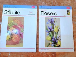 Art books- How to Draw and Paint, Still Life / Flowers