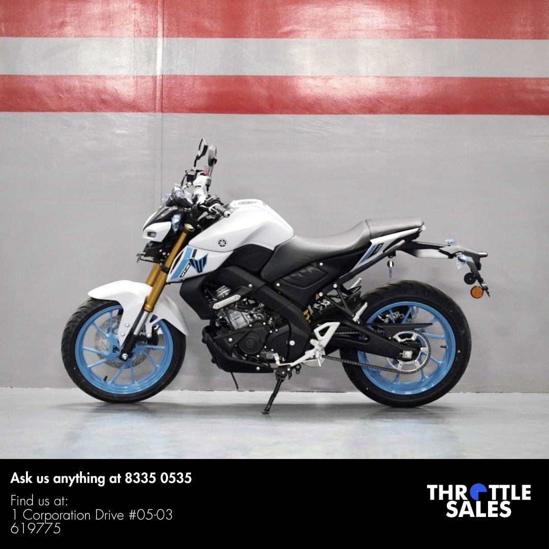 YAMAHA MT-15 🔥(BRAND NEW | MT15 | MTN155 | MT15 V3) (Category: Class 2B) located in Singapore. Submitted by throttlesalessg (Listing ID 1330047095, Image 2). Description: 🚨 New Arrival! Brand New MT-15 brings power, comfort, and confidence together — 155 cc VVA engine, inverted forks, and dual ABS for every kind of rider. Perfect for both daily commutes and weekend rides. 🏍️ Loans available | Trade-ins welcome 🔥 Flexible Downpayment Options �