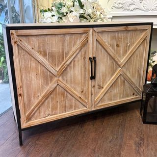 Mad offer-  106 cm Rustic Farmhouse Style Sideboard Cabinet