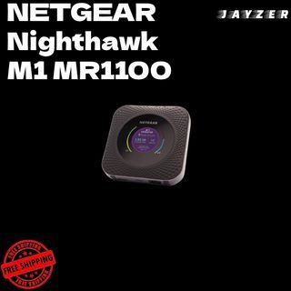 NETGEAR Nighthawk M1 MR1100 Mobile Hotspot 4G Router Wifi Portable For Work, Travel Fast Download Speeds