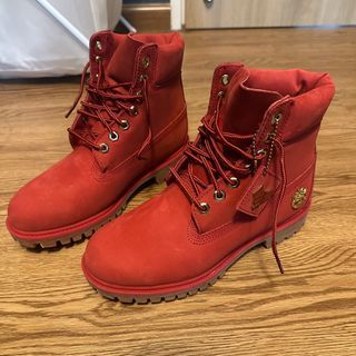 Timberland Red Boots Unisex