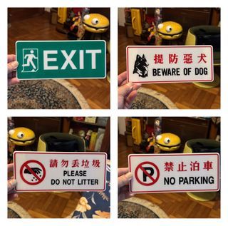 Vintage  Acrylic Signage