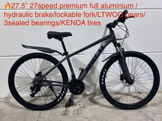 🔥offer! 27.5”/29” 27speed premium full aluminium mountain bikes/bicycles hydraulic brake/lockable fork free delivery/COD