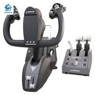 Thrustmaster TCA Yoke Pack Boeing Edition, Pendular Yoke and Throttle Quadrant System, Officially-Licensed Boeing Replicas, 100% Metal Frame, Autopilot Feature, Xbox and PC