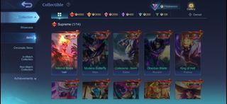 WTS MLBB stacked account