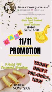 999 Gold 11/11 PROMOTION