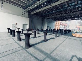 Cocktail table for rent Black High Tables for Events Rental