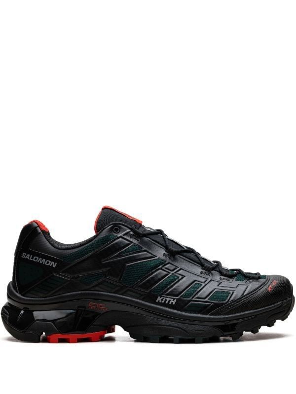 Kith x Salomon XT-4 "Kithmas Black" (Authentic) (Category: Sneakers) located in Singapore. Submitted by xuperman (Listing ID 1405109004, Image 1). Description: Brand : Salomon Item : XT-4 x Kith “Kithmas Black” SKU : L4777230032 Color : Black / Scarab / Fiery Red Size : UK9.5 / US10 / CM28 / EUR44 Price : $500 Condition : 10/10 (BNIB).