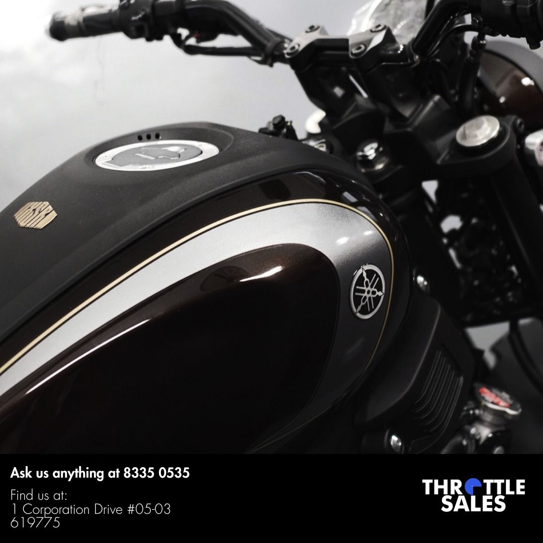 YAMAHA XSR 155 ABS 🔥 (MTM155 | CAFE RACER) (Category: Class 2B) located in Singapore. Submitted by throttlesalessg (Listing ID 1329863365, Image 3). Description: Brand New Yamaha XSR 155 The XSR 155 — where vintage looks meet modern muscle. Gold inverted forks, Deltabox frame, and VVA power packed in one sleek ride. Experience the perfect blend of retro style and modern performance. Loans available | Trade-ins welcome 🔥 Flexible Downpayment Opt
