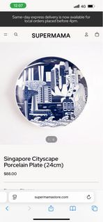 Singapore Heritage Porcelain Plate