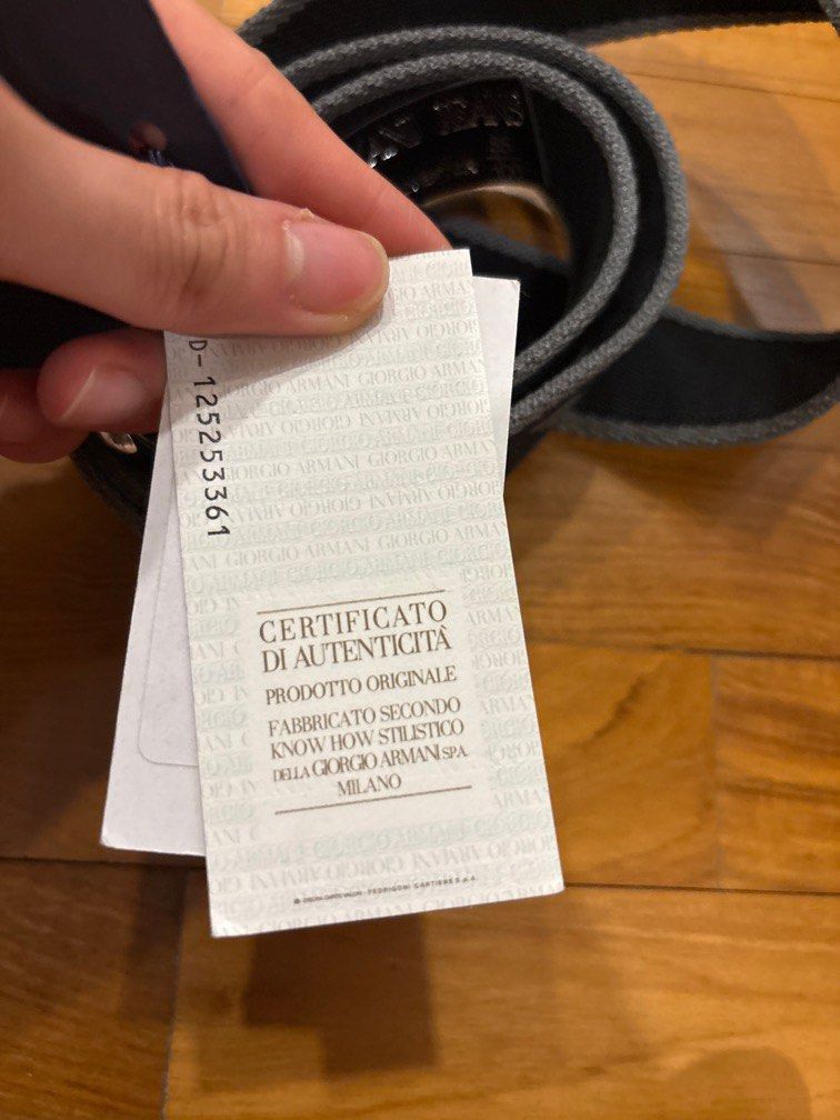 Armani Exchange Belt (Category: Belts) located in Singapore. Submitted by everythingunderthes.u.n. (Listing ID 1405847978, Image 4). Description: .