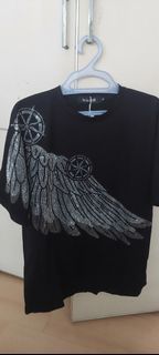 Black Winged Graphic T-Shirt