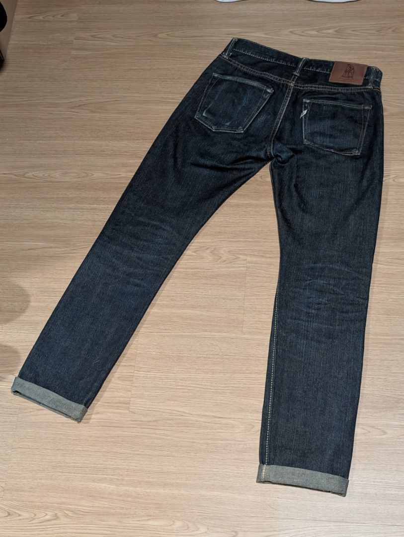 Pure Blue Japan | XX-011 Left Hand Twill Jeans (Category: Jeans) located in Singapore. Submitted by exz88 (Listing ID 1405822387, Image 2). Description: If you're a fan of Pure Blue Japan, then you'll know how special this pair is. This is the OG XX-011, PBJ's first left-hand twill offering and the pair that made them famous. To reiterate: This is their original crop of XX-011 (not the Blue In Green edition), before the fabric was discontinued. I