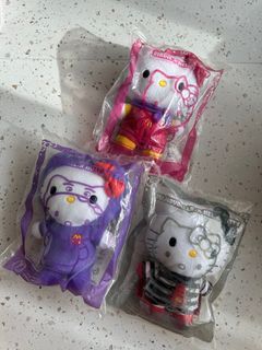 McDonald's Hello Kitty Plush Toys - Set of 3