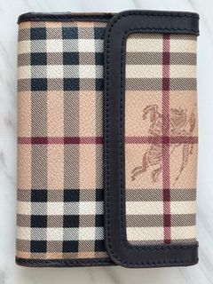 Burberry Checkered Wallet - Made in Italy