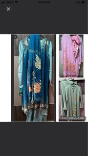 Bundle of 3 Baju Kurung Sets - Free Size