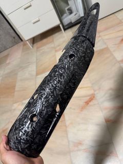 carbon fiber exhaust cover