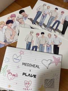 Mediheal x PLAVE envelope and cards