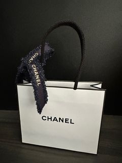 Chanel Gift Bag with Christmas Ribbon