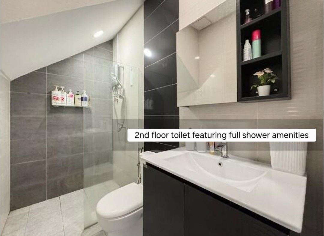 3 storeys newly built landed - Common and Master Bed Rooms for Rent Macpherson Garden Estate (Category: Room Rentals) located in Singapore. Submitted by wendy28tan (Listing ID 1402288855, Image 7). Description: Level 2 Common Rooms for Rent 1) Bedroom 1: $2200 2) Bedroom 2: $2000 Bedroom 1 and 2 share a common toilet at level 2 3) Master Bedroom with Ensuite Toilet $3000 Includes Internet and PUB. Includes common sharing area of kitchen, projecto