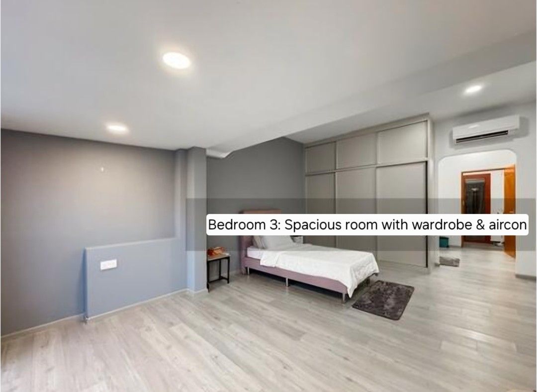 3 storeys newly built landed - Common and Master Bed Rooms for Rent Macpherson Garden Estate (Category: Room Rentals) located in Singapore. Submitted by wendy28tan (Listing ID 1402288855, Image 8). Description: Level 2 Common Rooms for Rent 1) Bedroom 1: $2200 2) Bedroom 2: $2000 Bedroom 1 and 2 share a common toilet at level 2 3) Master Bedroom with Ensuite Toilet $3000 Includes Internet and PUB. Includes common sharing area of kitchen, projecto