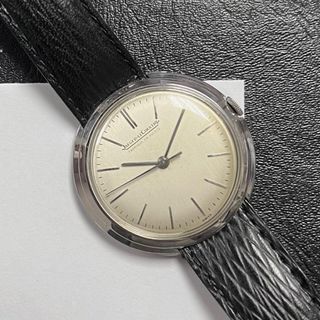 MASSIVE PRICE DROP❗️ Rare JAEGER LECOULTRE disco volante cal. P800/C flying saucer manual winding vintage dress watch 35mm light champagne
